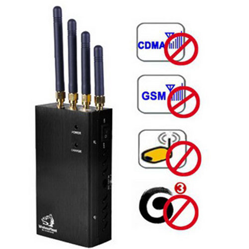 portable wireless signal jammers