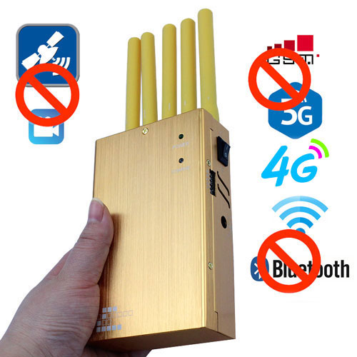 5 bands cell phone jammer